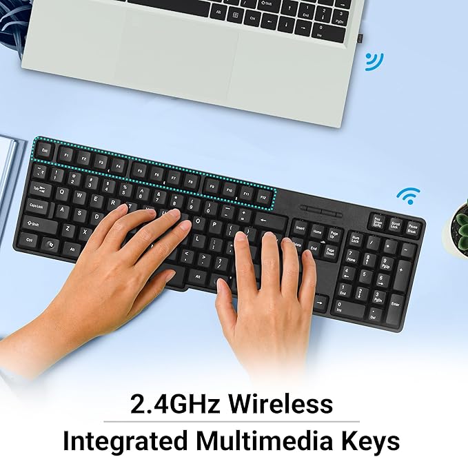 ZEBRONICS Companion 107 2.4GHz Wireless Keyboard & Mouse Combo - Image 3