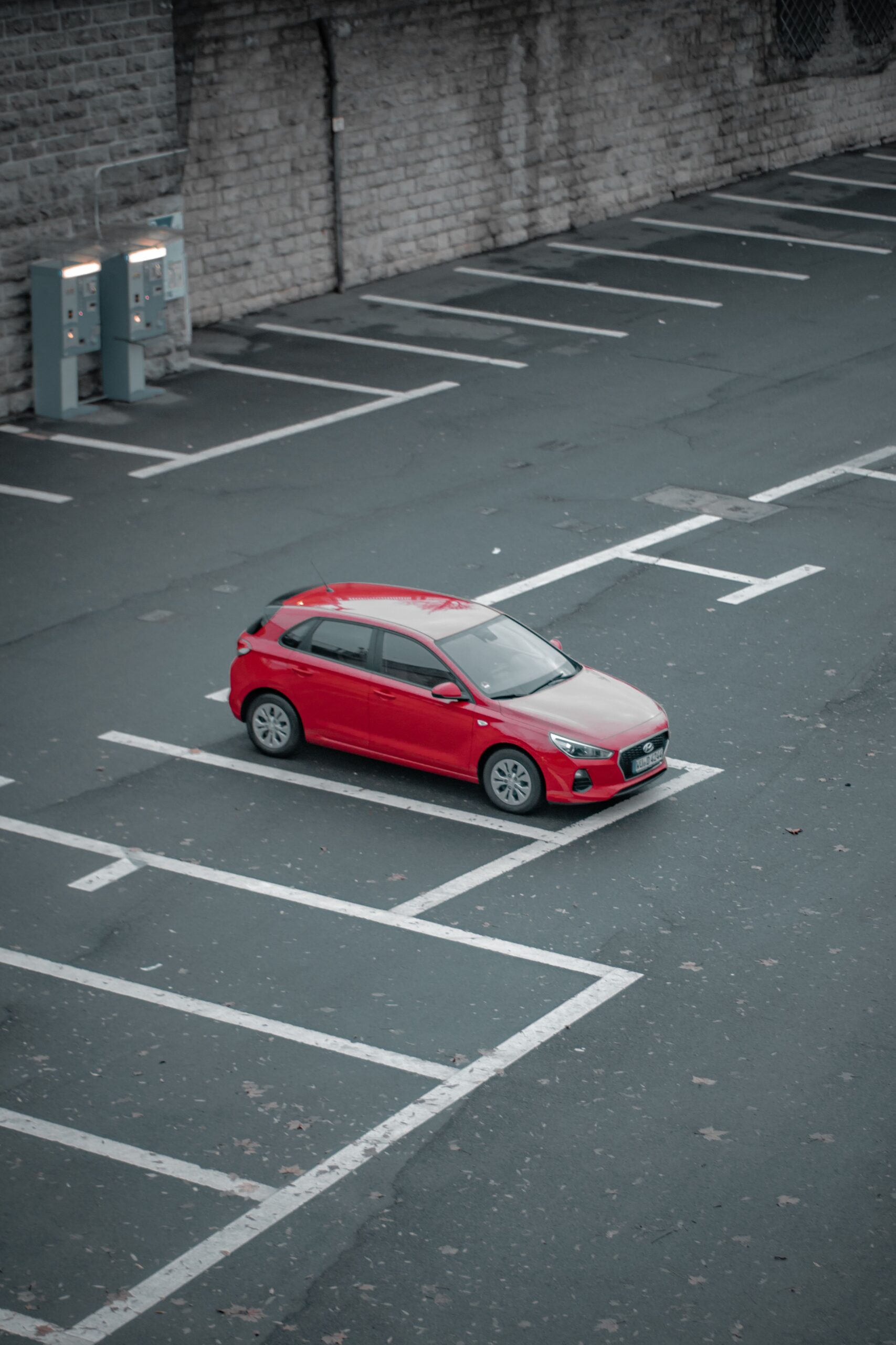 Car parking practice during driving lessons in Kakinada