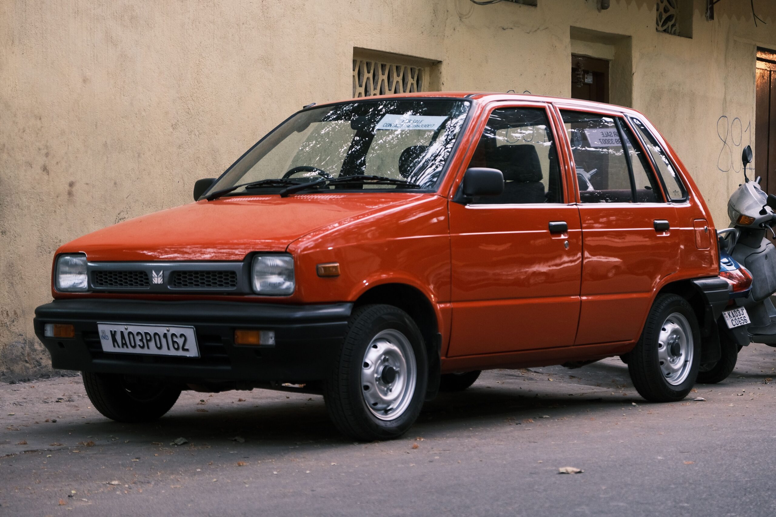Driving training vehicle used for car driving lessons in Kakinada